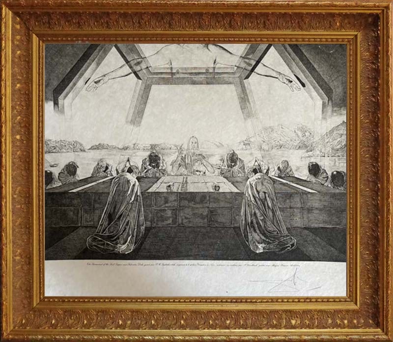 Salvador Dali (Spanish 1904-1989) Limited Edition Etching Hand colored (1 of 1)