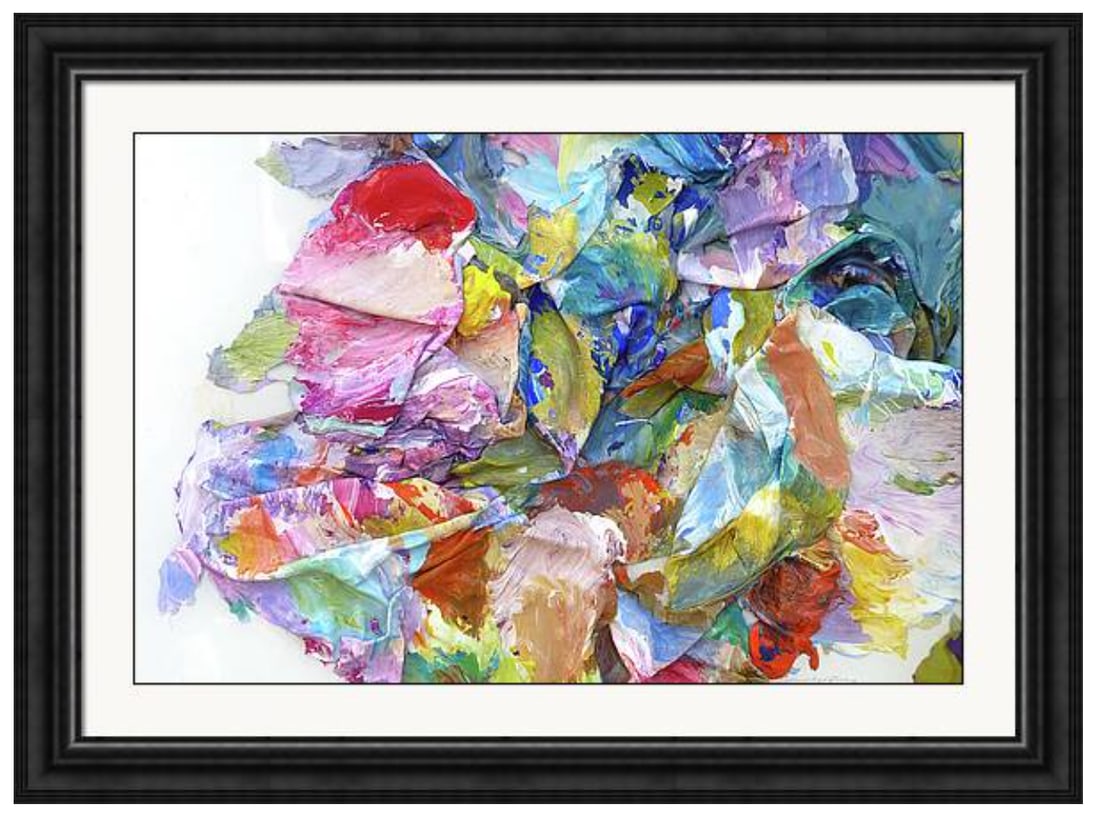 Abstract Original Mixed Media on canvas by David Lloyd Glover (Canadian 1949) (1 of 1)