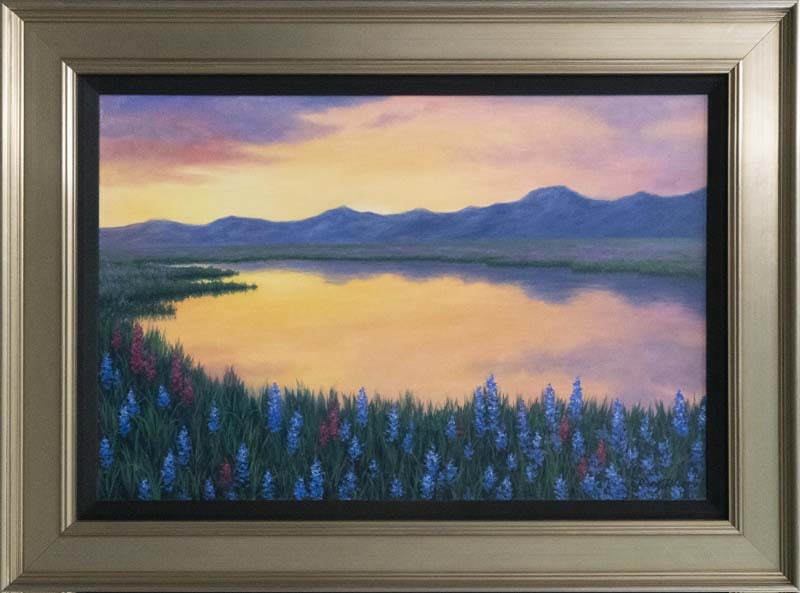 Robert Copple (American 1963) Original Mixed media on canvas (1 of 1)