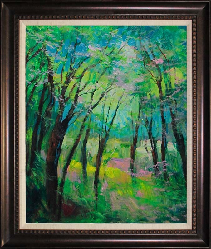 Michael Schofield (American 1947) Original Painting on canvas landscape (1 of 1)