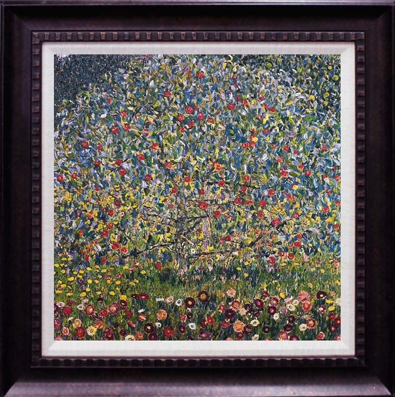 Gustav Klimt (Austrian 1862-1918) Limited Edition Hand Embellished Painting oil painting on canvas (1 of 1)