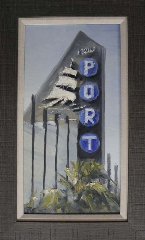 Jorn Fox (American 1954) Original Painting on canvas.: Original Painting on canvas Approx 30x15 image size inches. One-of-a-kind original. Hand signed by the artist Jorn Fox (American 1954) Custom Framed. Includes certificate of authenticity. This work wa