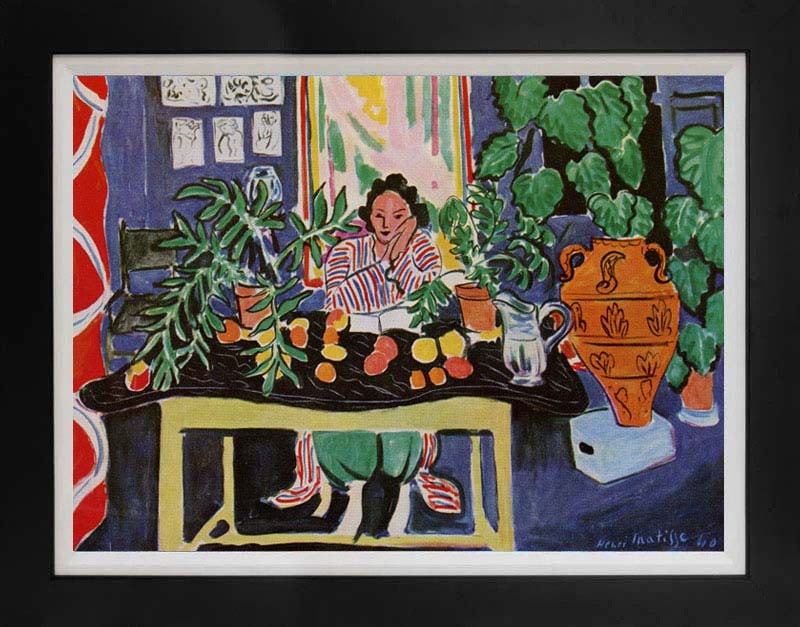 Henri Matisse (French 1869-1954) Color Plate Lithograph.: Henri Matisse (French 1869-1954) Color Plate Lithograph. Custom framed and includes certificate. Approx 24x20 inches. Art Artwork Artist.