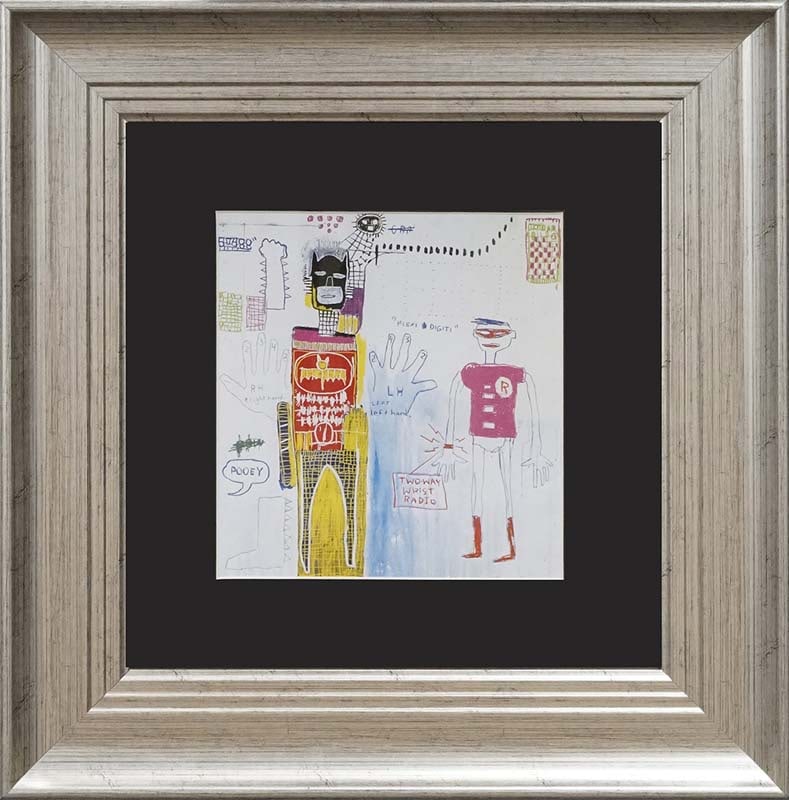 Jean-Michel Basquiat (American 1960-1988) Lithograph after Basquiat from 1984: Jean-Michel Basquiat (American 1960-1988) Lithograph from 1984 Approx 22 x20 inches. Custom framed. Includes Certificate of Authenticity. Art Artwork Artist.