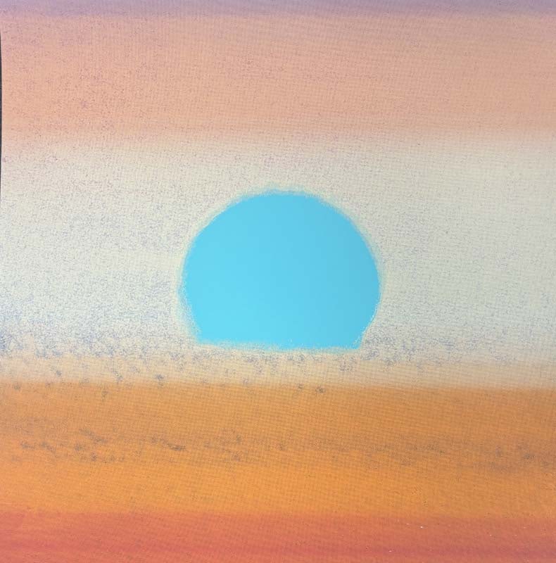 Andy Warhol (American, 1928-1987) Serigraph Sunset 1972: Andy Warhol (American, 1928-1987) Serigraph Sunset 1972Andy Warhol from 1972 Sunset Unique Edition Original Serigraph Silkscreen in colors. Trial Artist Proof Andy Warhol from 1972 Sunset. Unique Edit