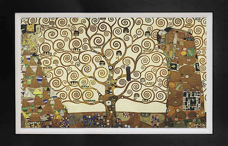 Gustav Klimt (Austrian 1862-1918) Hand Embellished Painting on canvas Limited Edition. (1 of 1)