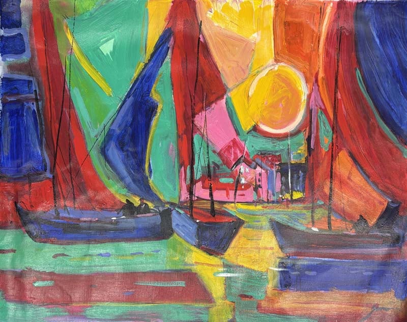 Michael Schofield (American 1947) Original Painting on canvas by Michael Schofield: Michael Schofield (American 1947) Original Absract on canvas by Michael Schofield Original Absract on canvas by Michael Schofield Hand signed by the artist. One of a kind original. Includes certificat