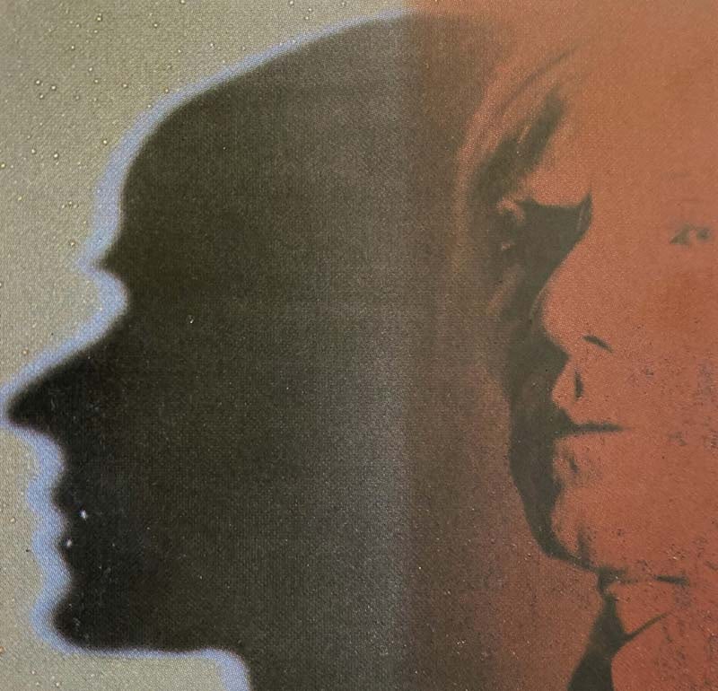 Andy Warhol (American 1928-1987) Screenprint The Shadow 1981 from the Myths Suite Serigraph: Andy Warhol (American 1928-1987) Andy Warhol the Shadow. Serigraph Screenprint and Colophon with Diamond Dust. 1981. 38x38 inches Approx. This working trial proof was made outside the regular edition 