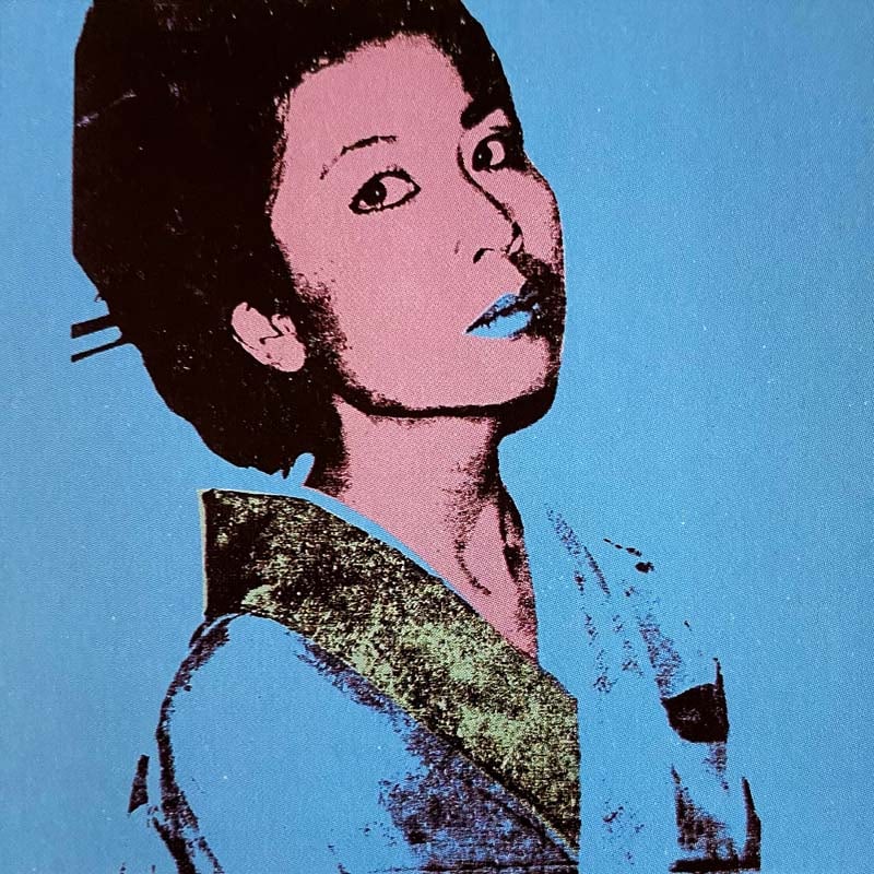 Andy Warhol (American 1928-1987) Screenprint Kimiko 1981 Serigraph: Andy Warhol (American 1928-1987) Andy Warhol Kimiko. Serigraph Screenprint. 1981. Approx 36x36 inches. This proof was made outside the regular edition during the process of image development and produ