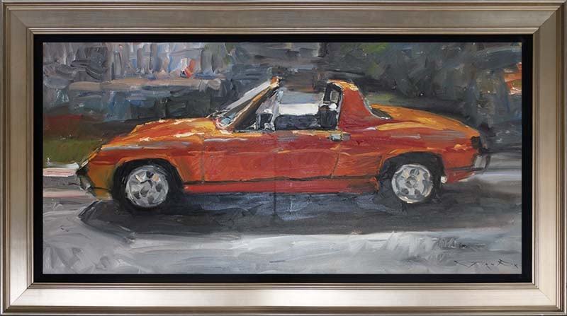 Jorn Fox (American 1954) Original Painting on canvas: Original oil painting on canvas. Approx 24 x 48 inches. One of a kind original. Hand signed by the artist Jorn Fox (American 1954) Custom Framed. Includes certificate of authenticity. This work was pu