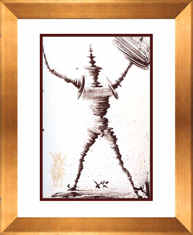 Salvador Dali (Spanish 1904-1989) Lithograph 1970 after Dali: Salvador Dali (Spanish 1904-1989) Lithograph with Salvador Dali the signature is in the plate. Includes Certificate of Authenticity. Approx 24x28 inches. Art Artwork Artist.