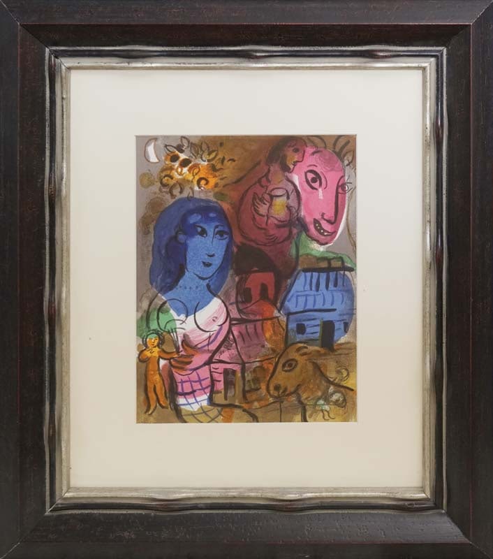 Marc Chagall (Russian-French 1887-1985) Lithograph from 1972: Marc Chagall (Russian-French 1887-1985) Lithograph from 1972Marc Chagall lithograph from 1972. Approx 24x20 inches and includes certificate Custom framed. Art Artwork Artist.