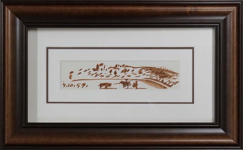 Pablo Picasso (Spanish 1881-1973) Lithograph from 1961: Pablo Picasso (Spanish 1881-1973) Lithograph from 1961 dated 1959. approx. 22x20 inches Custom framed and includes certificate Dated by the artist Art Artwork Artist.