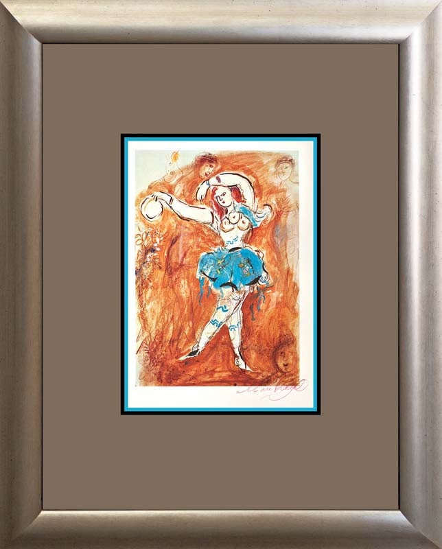 Marc Chagall (Russian-French 1887-1985) Marc Chagall Lithograph: Marc Chagall (Russian-French 1887-1985) Marc Chagall lithograph. Approx 20x24 inches. Professionally framed. Includes certificate of authenticity. Art Artwork Artist.
