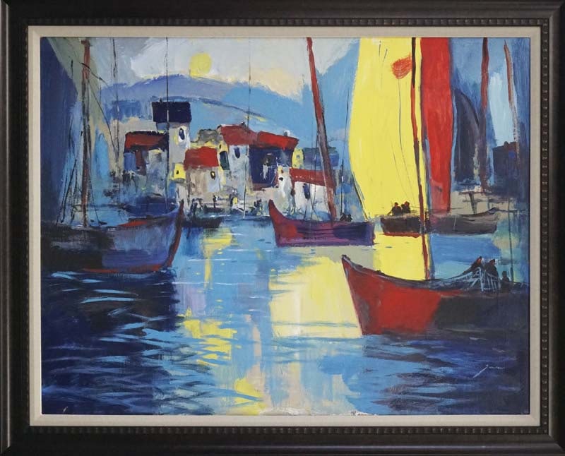 Michael Schofield (American 1947) Original Painting on canvas by Michael Schofield (1 of 1)