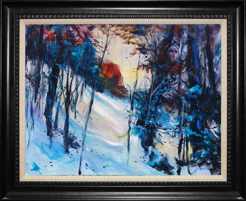 Michael Schofield (American 1947) Original Painting on canvas Landscape (1 of 1)