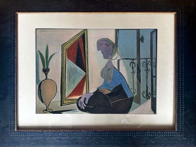 Pablo Picasso (Spanish 1881-1973) Color Plate Lithograph: Pablo Picasso (Spanish 1881-1973) Color Plate Lithograph by Pablo Picasso (Spanish 1881-1973) 1970. Approx 24x20 inches. Includes certificate of authenticity. Professionally framed. Art Artwork Artist