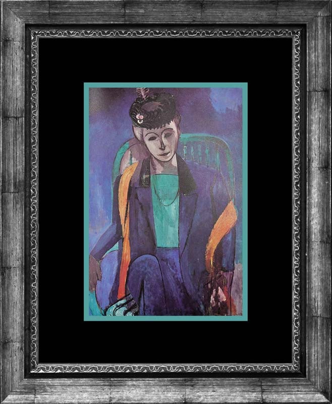 Henri Matisse (French 1869-1954) Lithograph after Matisse from 1978: Henri Matisse (French 1869-1954) Lithograph from 1978. The signature is in the plate. Approx 24x20 inches. Professionally framed. Includes certificate. Art Artwork Artist.