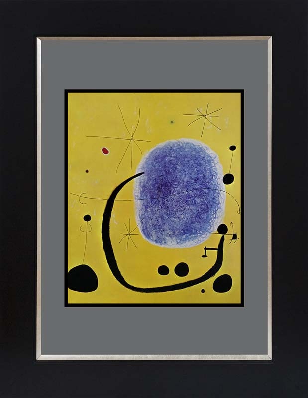 Joan Miro (Spanish 1893-1983) fine art print from 1996: Joan Miro (Spanish 1893-1983) fine art print from 1996Joan Miro fine art print from 1996. Approx 20x24 inches. Professionally framed. Includes certificate of authenticity. Art Artwork Artist.