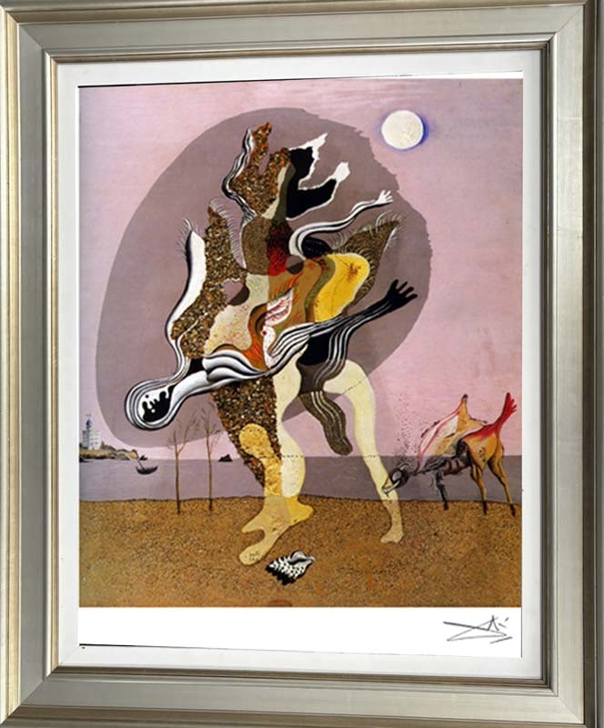 Salvador Dali (Spanish 1904-1989) color plate lithograph on paper: Salvador Dali (Spanish 1904-1989) color plate lithograph on paper Approx 24x20 inches Custom framed and includes certificate. Art Artwork Artist.