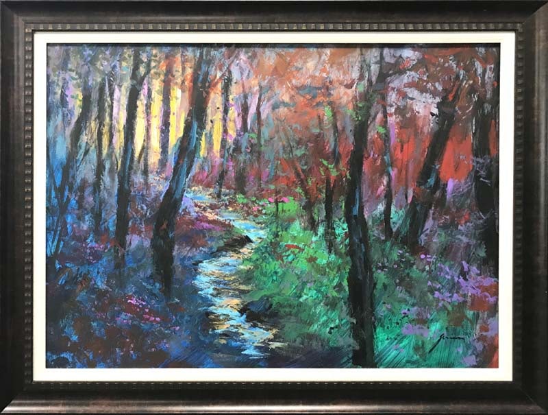 Michael Schofield (American 1947) Original Painting on canvas by Michael Schofield landscape: Michael Schofield (American 1947) Landscape Original. Approx. 40x30 inches. One-of-a-kind original. Hand signed by the artist. Includes certificate of authenticity. This work was purchased directly fr