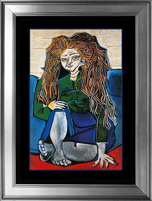Pablo Picasso (Spanish 1881-1973) Lithograph Collection Domaine Limited Edition: Pablo Picasso (Spanish 1881-1973) Collection Domaine on arches paper. Approx 24x20 inches. The signature is in the plate. Limited Edition Signed by the estate. Includes Certificate of Authenticity. Ap