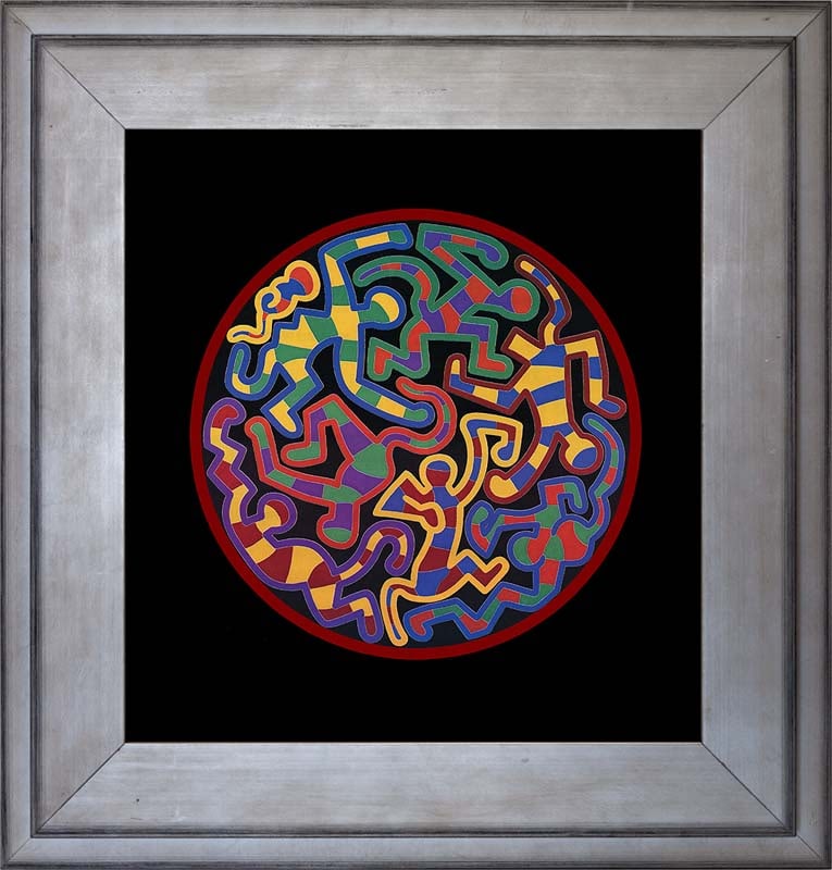 Keith Haring (American 1958-1990) Lithograph 1980: Keith Haring (American 1958-1990) Lithograph 1980. Approx 24x20 inches. Includes Certificate of Authenticity. Art Artwork Artist.