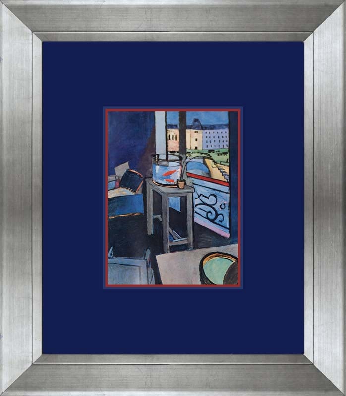 Henri Matisse (French 1869-1954) Lithograph - Interior with a Goldfish Bowl after Matisse: Henri Matisse (French 1869-1954) Lithograph - Interior with Goldfish- 45-year-old lithograph. The signature is in the plate. Approx 22x26 inches. Custom framed. Includes certificate of authenticity. A