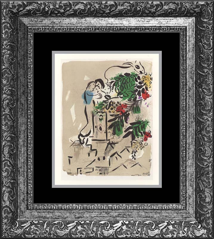Marc Chagall (Russian-French 1887-1985) Lithograph from 1965: Marc Chagall (Russian-French 1887-1985) Lithograph from 1965Marc Chagall Lithograph from 1965. Custom framed. Approx 24x20 inches. Includes certificate. Art Artwork Artist.