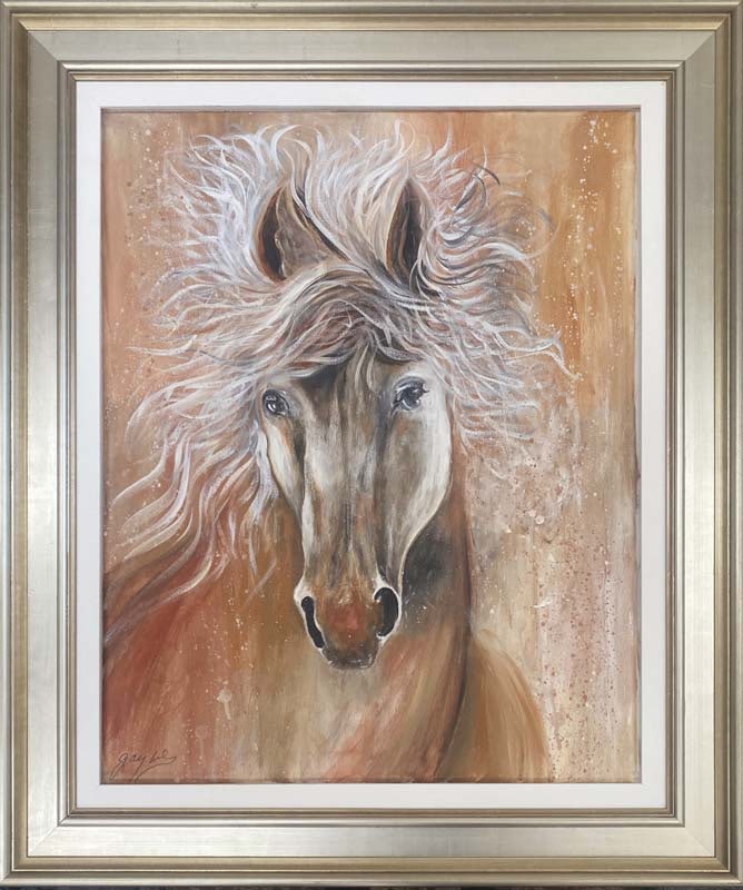 Gaylord Soli (American 1939) Original mixed media Painting on canvas by Gaylord Soli: Gaylord Soli (American 1939) Original mixed media painting on canvas. Hand signed by the artist. Approx 24 x 30 inches image size. Includes certificate of authenticity. Custom framed. This work was pu