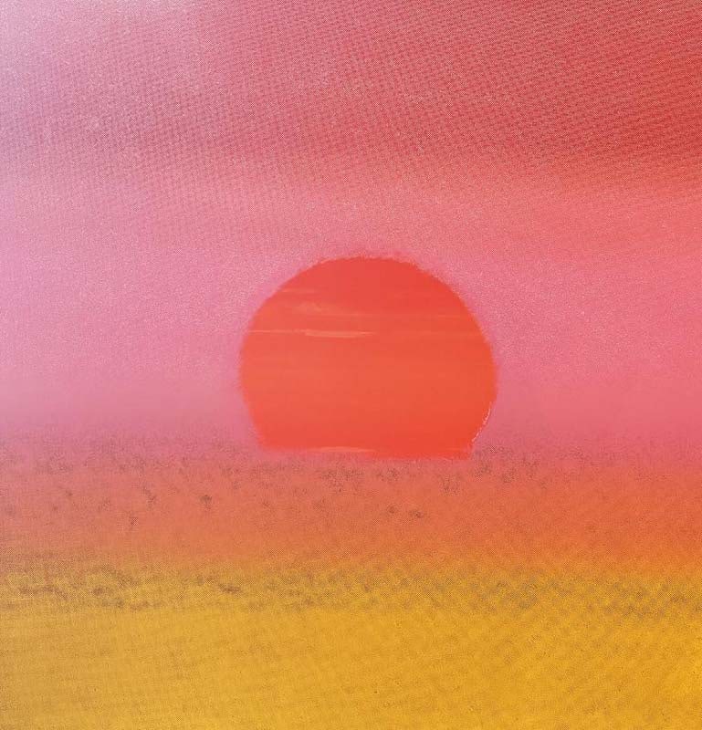 Andy Warhol (American 1928-1987) from 1972 Sunset Unique Edition Original Serigraph Silkscreen in (1 of 1)