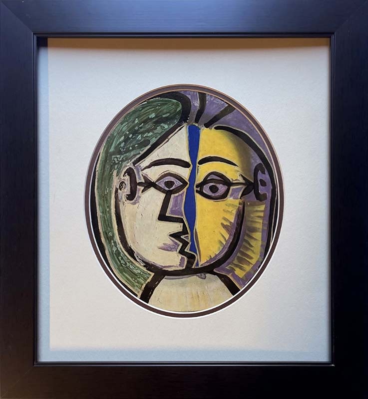 Pablo Picasso (Spanish 1881-1973) Serigraph: Pablo Picasso (Spanish 1881-1973) Serigraph from 1968 Approx 24 x 20 inches Includes certificate Custom framed Art Artwork Artist.