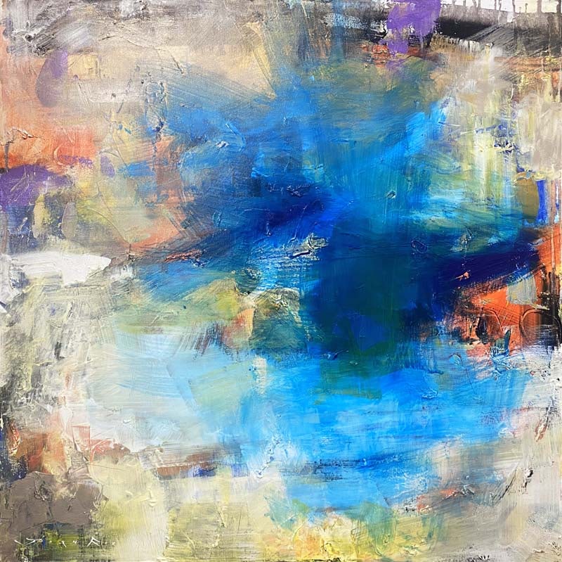 Jorn Fox (American 1954) Original Painting on canvas by Jorn Fox (American 1954): Jorn Fox (American 1954) Original Painting on canvas 40x40 inchers Comes ready to hang. Hand signed by the artist. One of a kind original This work was purchased directly from the artist Art Artwork A
