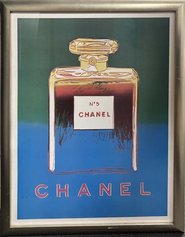 Andy Warhol (American 1928-1987) Lithograph Chanel (1 of 1)