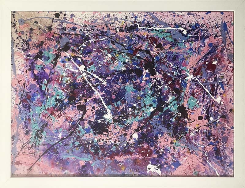 Michael Schofield (American 1947) Original painting Abstract on canvas by Michael Schofield (1 of 1)