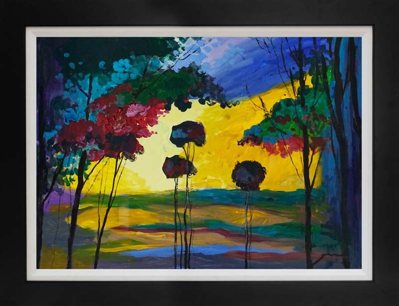 Michael Schofield (American 1947) Original Painting on canvas: Michael Schofield (American 1947) Original Painting on canvas Approx 38x28 inches Custom framed and Includes certificate. One of a kind Hand signed by the artist. This work was purchased directly from