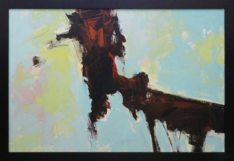 Michael Schofield (American 1947) original abstract on canvas: Michael Schofield (American 1947) Original Painting on canvas. Hand signed by the artist. Approx 24 x 36 inches. Includes certificate. Custom framed. This work was purchased directly from the artist. 