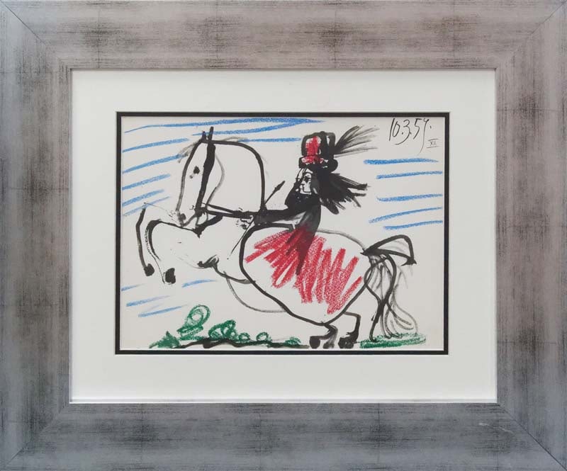 Pablo Picasso (Spanish 1881-1973) Lithograph from 1968: 1961 Pablo Picasso (Spanish 1881-1973) Original Lithograph Dessins. Approx 24 x20 inches custom framed and includes certificate. Dated by the artist Art Artwork Artist.