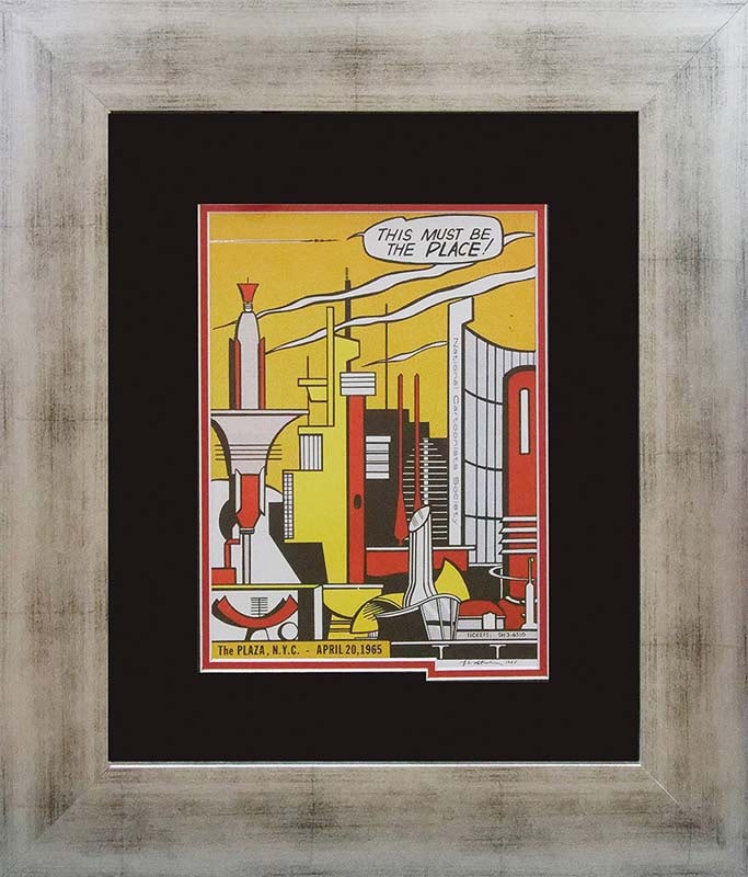 Roy Lichtenstein (American, 1923-1997) Lithograph: Roy Lichtenstein (American, 1923-1997) LithographRoy Lichtenstein Lithograph Professionally framed. Approx 24 x 20 inches. Includes documentation. Art Artwork Artist.