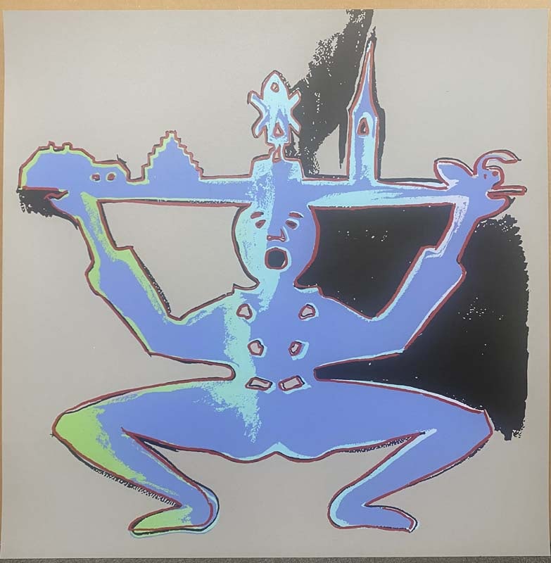Andy Warhol (American 1928-1987) Hans Chrisitan Andersen Silkscreen from 1987 Serigraph: Andy Warhol (American 1928-1987) Andy Warhol Serigraph Hans Chrisitan Andersen 1987. 38x38 Approx. This unsigned working trial proof was made outside the regular edition during the process of image de