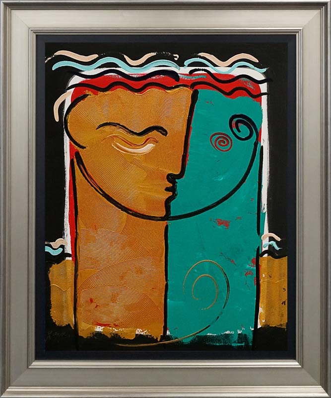 Gaylord Soli (American 1939) Original Painting on canvas: Gaylord Soli (American 1939) Original acrylic on canvas One of a kind. Hand signed by the artist. Approx. 30 x 34 inches image size. Includes Certificate of Authenticity. Custom framed. This work was 