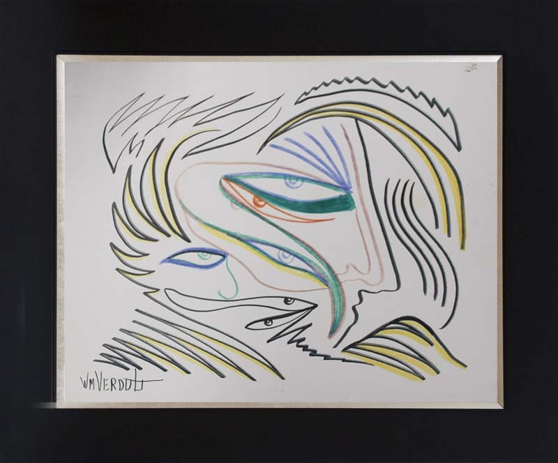 William Verdult (Dutch 1939-2016) Original painting on paper: William Verdult (Dutch 1939-2016) Original painting on paper Verdult on paper 22 x 28 image Hand signed by the artist One of a kind original Includes documentation Custom framed Art Artwork Artist.