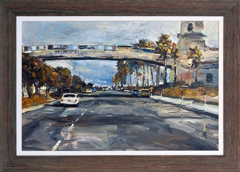 Jorn Fox (American 1954) Original Painting on canvas: Original Painting on canvas 30 x 40 inches image. Hand signed by the artist Jorn Fox (American 1954) Custom Framed. Includes certificate of authenticity. This work was purchased directly from the arti