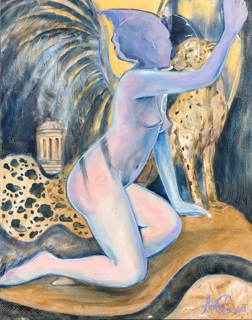 Ocsana Original oil painting on canvas.: Ocsana Original oil painting on canvas. One of a kind original. Hand signed by the artist. 24 x 30 inches approx image size Includes certificate of authenticity. Custom framed. This work was purchased