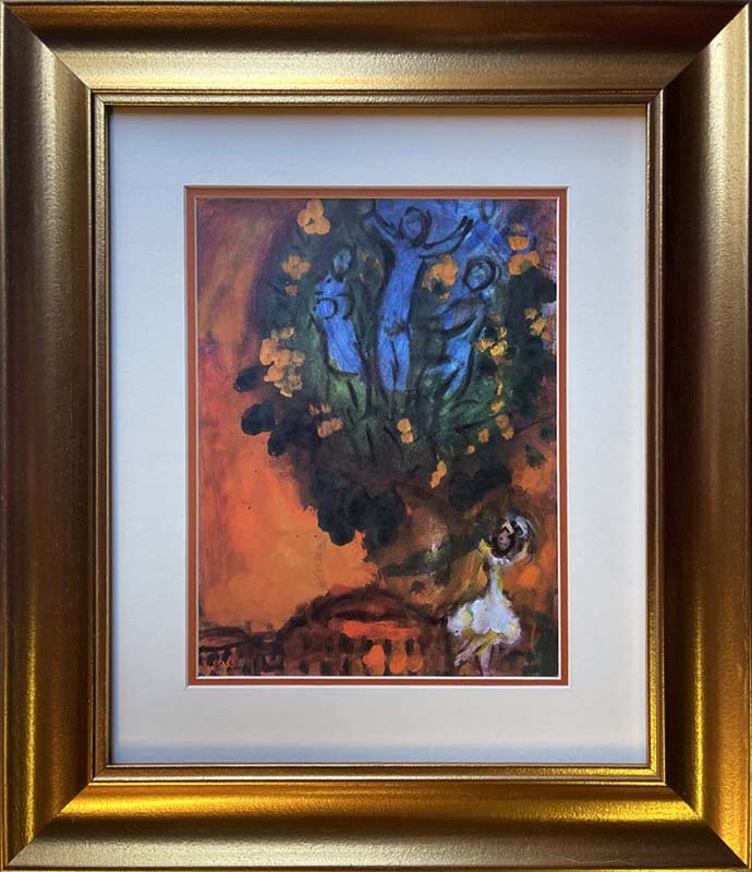 Marc Chagall (Russian-French 1887-1985) Marc Chagall lithograph from 1974 (1 of 1)