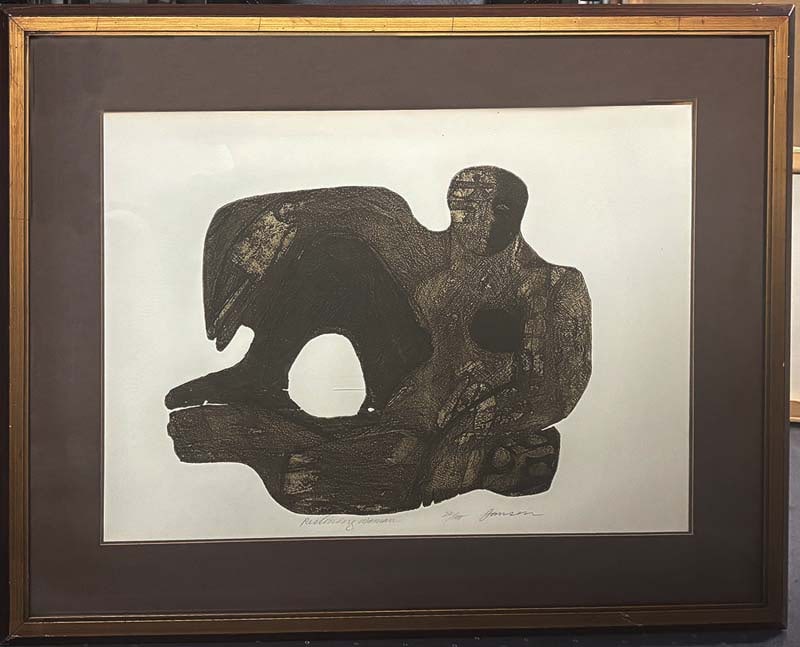 Jansen Reclinging Woman Limited Edition Lithograph: Jansen Reclining Nude Limited Edition Lithograph Approx 24x17 inches 22 of 100