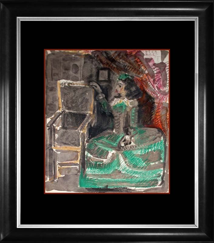 Pablo Picasso (Spanish 1881-1973) 1961 Lithograph Toros Y Toreros.: Pablo Picasso (Spanish 1881-1973) 1961 Lithograph Toros Y Toreros. Custom framed Dated in the plate. Approx 20x24 inches. Includes Certificate of Authenticity. Art Artwork Artist.