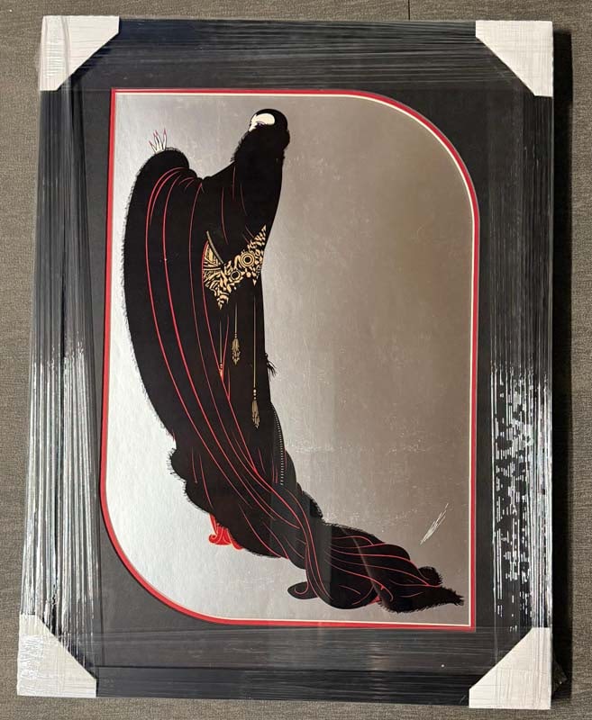 Erte (Russian-French-1892-1990) Lithograph: Erte (Russian-French-1892-1990) Lithograph 1987 Erte 20 x 28 inches. Custom framed. Includes Certificate. Art Artwork Artist.