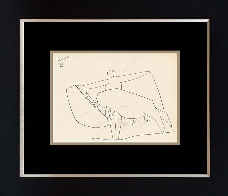 Pablo Picasso (Spanish 1881-1973) Lithograph Antibes Collection: 1969 Pablo Picasso (Spanish 1881-1973) Lithograph from the Antibes Collection. Approx 24 x 20 inches. Includes Certificate of Authenticity. Professionally framed. Art Artwork Artist.