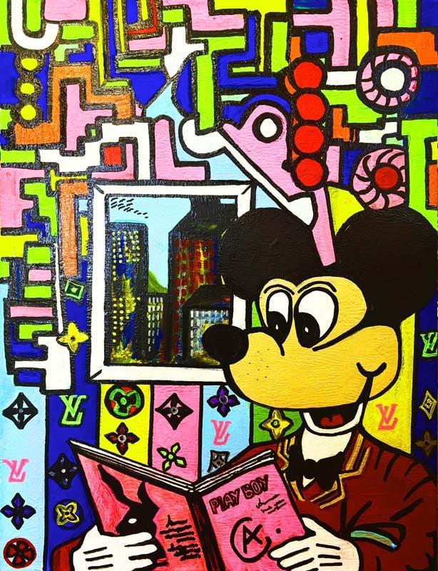 Art Chorny (American - Ukranian 1965) Original Painting on canvas: Art Chorny (American - Ukranian 1965) Original Painting on canvas Original Painting on canvas by Art Chorny. Approx 30x24 inches One of a kind original Hand signed by the artist and includes certifica